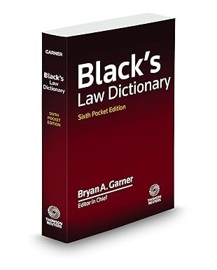 Black's Law Dictionary, Pocket Edition, 6th Paperback – May 21, 2021